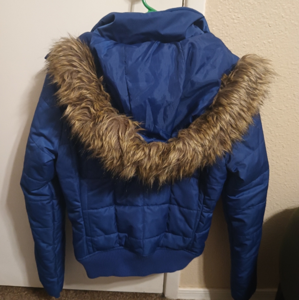 Aeropostale Royal Blue Puffer Jacket - Picture 2 of 4